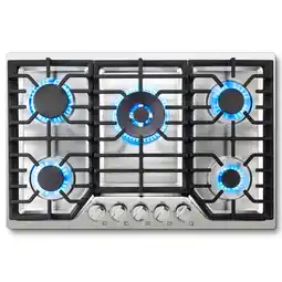 Walmart 30 Inch Gas Cooktop Sunmaki 5 Burners Gas Stovetop offer