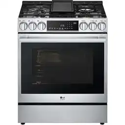 Walmart LG Studio LSGS6338F 6.3 Cu. Ft. Stainless Slide-In Gas True Convection Range offer