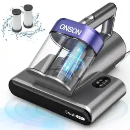 Walmart ONSON Mattress Vacuum Cleaner for Bed with UV 16Kpa Suction HEPA Filter 253.7nm UV-C Light offer