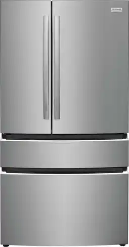 Walmart Frigidaire Gallery 22 Cu Ft 4-Door French Door Refrigerator, Stainless steel offer