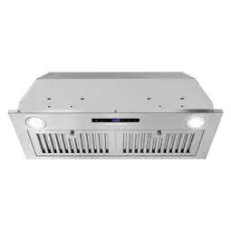 Walmart 30 in. Insert Range Hood with Soft Touch Controls in Stainless Steel offer