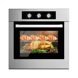 Walmart GVN Extra Large Countertop Oven,24 Inch Single Wall Oven 2.47Cu.ft with 5 Cooking Modes-Silver offer
