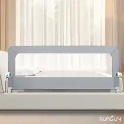 Walmart RUPOUN Baby Bed Rail for Toddlers, Swing Down Kids Bed Guard, Safe and Adjustable, Full Beds offer