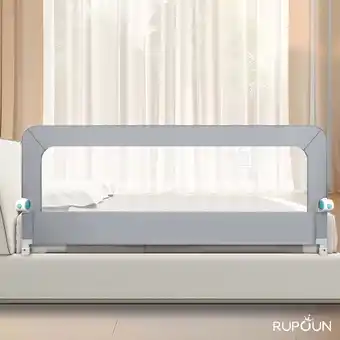 Walmart RUPOUN Baby Bed Rail for Toddlers, Swing Down Kids Bed Guard, Safe and Adjustable, Full Beds offer
