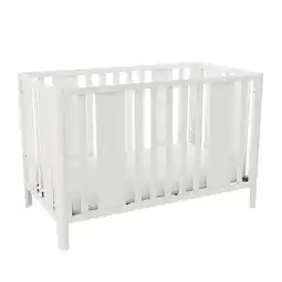 Walmart Little Seeds Crawford Curved Post 3-in-1 Crib, White offer