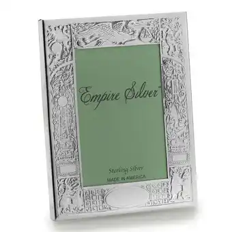 Walmart Heirloom Fine Pewter BIRTH RECORD frame by Empire Silver - 4x6 offer