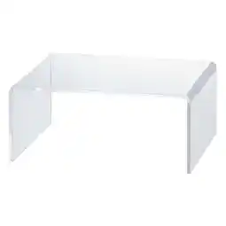 Walmart Transparent End Table Mini House Decor Tea Table Shape Doll House Layout Scene Decor offer