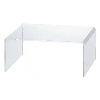Walmart Transparent End Table Mini House Decor Tea Table Shape Doll House Layout Scene Decor offer