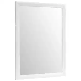 Walmart Modway Tracy Modern Style MDF and Rubberwood Mirror in White Finish offer