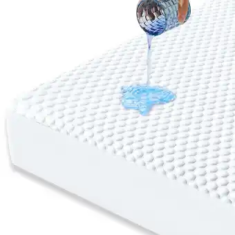Walmart JOINSUN Waterproof Mattress Protector, Breathable Bed Cover, Noise Free, Machine Washable, Queen offer
