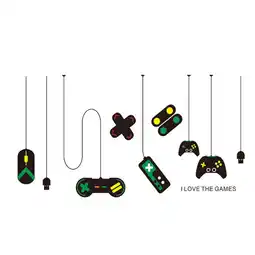 Walmart FOLOYORI 2Pcs Modern Art Rectangle Wall Stickers for Game Room Decor PVC Assorted Color 9.8x27.6in offer