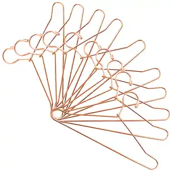 Walmart CTIRCHIU Hangers Small Pet Apparel Hangers Rose Gold Iron 10Pcs offer