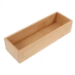Walmart yuehuaidai Bamboo Storage Box Without Lid Wood Storage Case Sundries Storage Box for Home Office offer