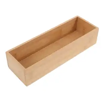 Walmart yuehuaidai Bamboo Storage Box Without Lid Wood Storage Case Sundries Storage Box for Home Office offer