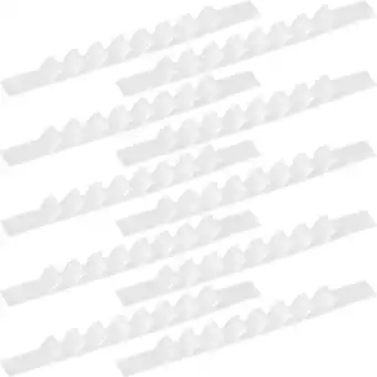 Walmart 50pcs Clothes Hanger Strips Silicone Grippers Anti Slip Coat Hanger Grip Strips offer