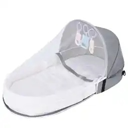 Walmart Portable Baby Crib - Foldable, Mesh Screen for Travel, Outdoor Naps offer