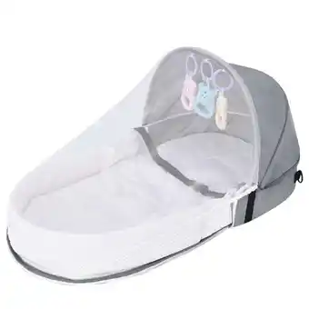 Walmart Portable Baby Crib - Foldable, Mesh Screen for Travel, Outdoor Naps offer