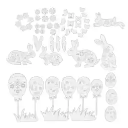 Walmart Worgeous 3 Pcs Clown Accessories for Kids Easter Bunny Wall Sticker offer