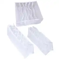 Walmart Underwear Storage Box Underwear Storage Case Cloth Storage Bins Foldable Storage Bins White offer