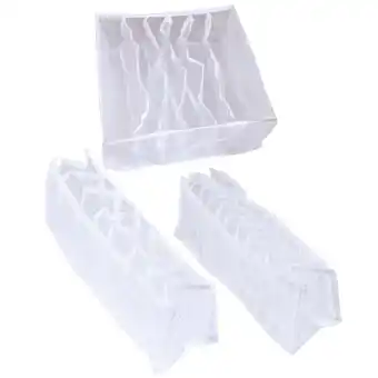 Walmart Underwear Storage Box Underwear Storage Case Cloth Storage Bins Foldable Storage Bins White offer