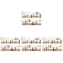Walmart FRCOLOR 4 Sets Colored Alphabet Pencil Painting Wall Decal Self-adhesive Wall Stickers for Kids Room offer