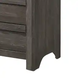 Walmart Benjara Chest with 5 Storage Drawers and Metal Pulls, Taupe Brown offer