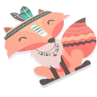 Walmart MLINS Fox Wall Decoration Stick and Blindfold Self Adhesive Stickers Cartoon Nail Child offer