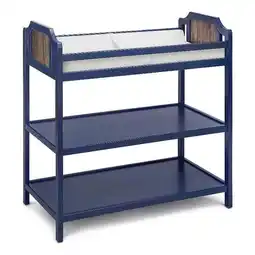 Walmart Suite Bebe 27466-MBL Brees Changing Table, Midnight Blue & Brownstone offer