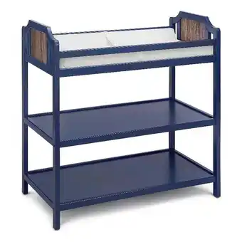 Walmart Suite Bebe 27466-MBL Brees Changing Table, Midnight Blue & Brownstone offer