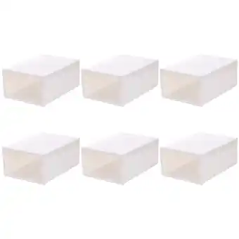 Walmart 6Pcs Women Pattern Shoes Case Home Shoes Storage Container offer