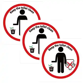 Walmart FRCOLOR 3 Sheets Bathroom Toilet Sticker Stickers Seat Art offer