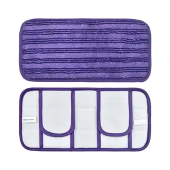 Walmart Kayannuo Microfiber Mop Replacement Pad - Washable & Reusable for Hardwood/Tile Floors offer