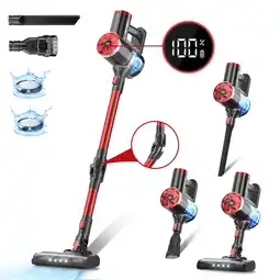 Walmart PrettyCare Cordless Stick Vacuum Cleaner Lightweight for Carpet Floor Pet Hair M2 offer