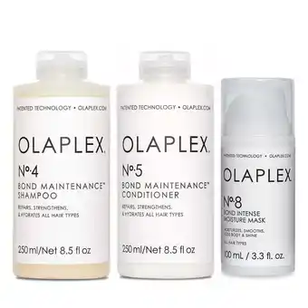Walmart Olaplex Bond Maintenance No.4 Shampoo and No.5 Conditioner 8.5 oz Each and No.8 Mask 3.3 oz Set offer