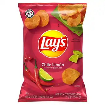 Walmart Lay's Chile Limn Flavored Potato Chips, 7.75 Oz offer
