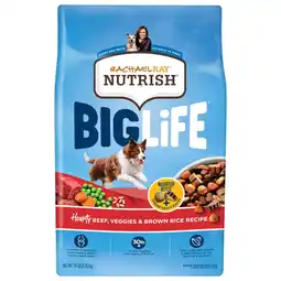 Walmart Rachael Ray Nutrish Big Life Hearty Beef, Veggies & Brown Rice Recipe Dry Dog Food, 14 lb. Bag offer