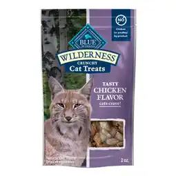 Walmart Blue Buffalo Wilderness High Protein Natural Crunchy Cat Treats, Tasty Chicken, 2-oz. Bag offer