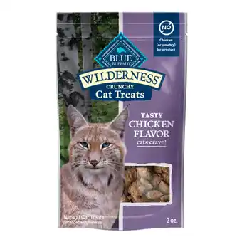 Walmart Blue Buffalo Wilderness High Protein Natural Crunchy Cat Treats, Tasty Chicken, 2-oz. Bag offer