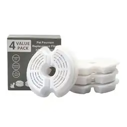 Walmart 4Pcs Pet Fountain Filter Sponge Replacement Pet Fountain Foam Filter offer