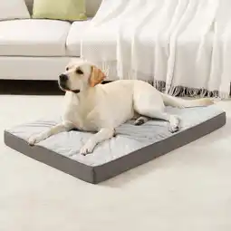 Walmart Waterproof 35 Dog Bed for Large Dogs with Washable Removable Cover,Pet Kennel Pad for Crates offer