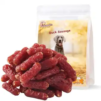 Walmart Pawmate Duck Sausage Dog Treats, Freshly Made with Real Duck for All Dogs, 11oz offer