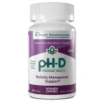 Walmart pH-D Feminine Health Holistic Menopause Support with CON-CRET Concentrated Creatine, 30 Count offer