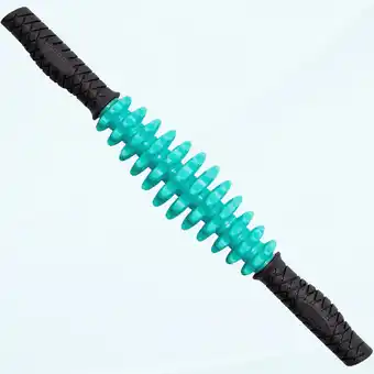 Walmart Massage Roller Stick,Massager, Therapy Muscle Roller for Back, Fascia, Legs,Foot, Neck (Light Blue) offer