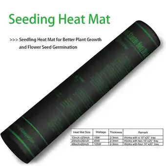 Walmart Joernso Heating Pad Universal Consistent Heating PVC Flexible Heater Pad for Greenhouse offer