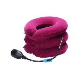 Walmart Aufmer Inflatable Household Cervical Tractor Portable Three Layer Full Fleece❀2024 Upgrade offer