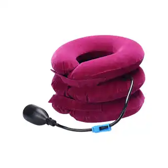 Walmart Aufmer Inflatable Household Cervical Tractor Portable Three Layer Full Fleece❀2024 Upgrade offer