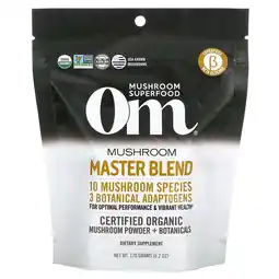 Walmart Om Mushrooms Master Blend, Certified Organic Mushroom Powder + Botanicals, 6.34 oz (180 g) offer