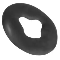 Walmart OUNONA Silicone Face Down Pillow for Beauty Salon Massage Bed Soft and Washable Black offer