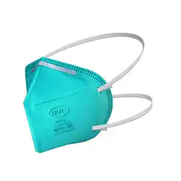 Walmart BYD Care Non-Medical Disposable N95 Respirator Face Masks, Adult Size, Teal, Box Of 20 offer