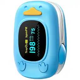 Walmart HealthTree Pulse Oximeter Fingertip for Kids and Childrens Included Lanyard, 2 AAA Batteries, Manual offer